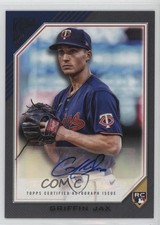 2022 Topps Gallery Rookie Auto Griffin Jax #RA-GJ Auto 1cx3