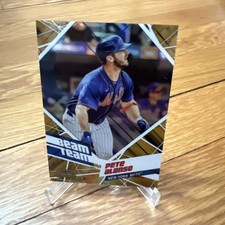 2021 Topps Stadium Club Chrome Beam Team Gold Refractor /50 Pete Alonso BTC-12