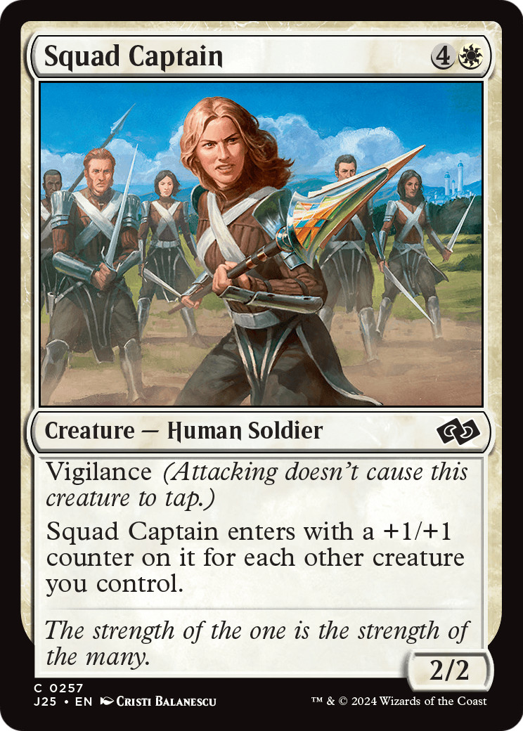 Squad Captain Magic: The Gathering Foundations Jumpstart 257