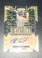 Marketplace image: 2025 PANINI PRIZM SENSATIONAL SIGNATURES SUPERFRACTOR 1/1 MAC HORVATH SS-MH Rays