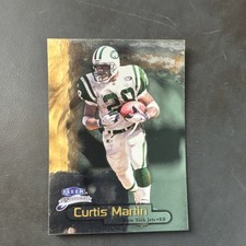 Fleer 1998 Brilliants Curtis Martin New York Jets #80 NFL Trading Card