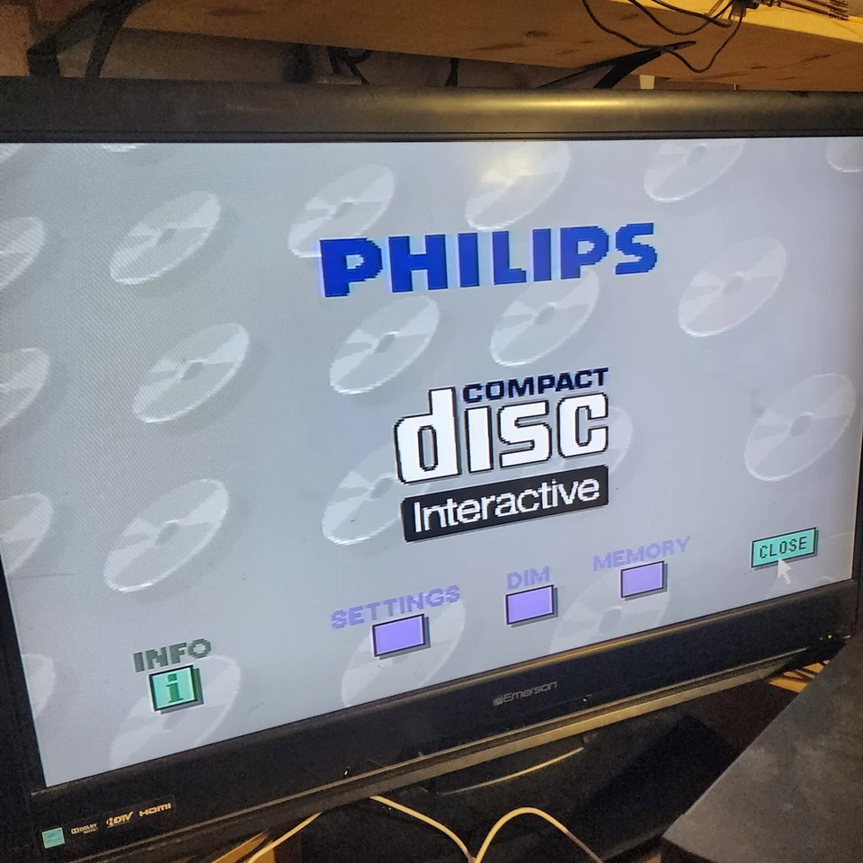 Philips CDI-910 Console w/ Power Cable, Remote and 10 Movies and Games. Tested - Image 2 of 4