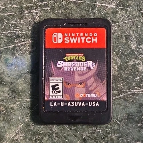 Nintendo TMNT Shredder's Revenge Switch Game Cartridge Multiplayer Arcade E10+ …