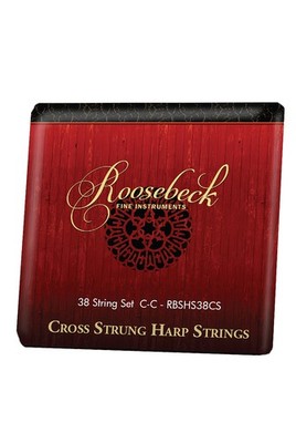 NEW ROOSEBECK CROSS STRUNG HARP NYLON REPLACEMENT EXTRA STRINGS SET