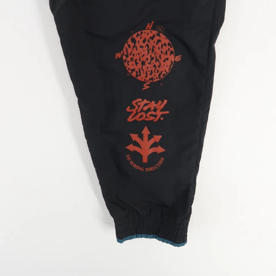 Calça Nike Phenom Elite Wild Masculina S Cinza Preto Padrão Cordão Jogger Outdoor - Imagem 3 de 4