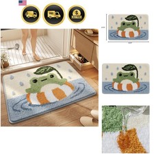 Bath Mat Cute Shower Rug, Luxury Shaggy High Absorbent and Anti Slip, Machine...