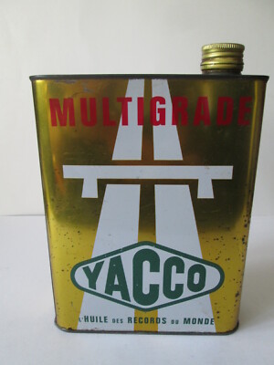 Yacco 2 Lt Öldose. Motoröldose.Castrol.Esso.Elf.Shell