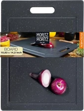 Chemical-Free Plastic Cutting Board Set | Non-Slip Feet, 14.2 x 10.8 in