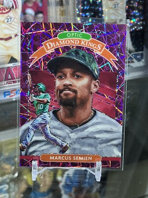 2020 Panini Donruss Optic Diamond Kings Pink Velocity Marcus Semien /199