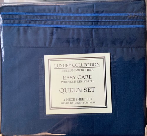 Luxury Collection Premium Microfiber Hotel Bed Queen Sheets Deep Pocked 4 Pieces - Picture 9 of 17