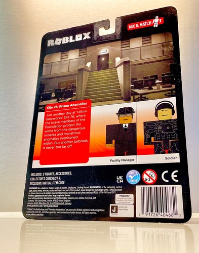 NEU & VERSIEGELT Roblox Site 76: Gefängnisanomalien Spielset. 6 Sets verfügbar. - Bild 2 von 2