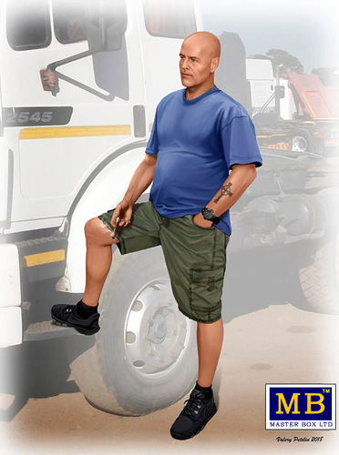 Master Box 24043 - Truckers series Jimmy Tex Haywood Men 1/24 scale model kit - Bild 7 von 12