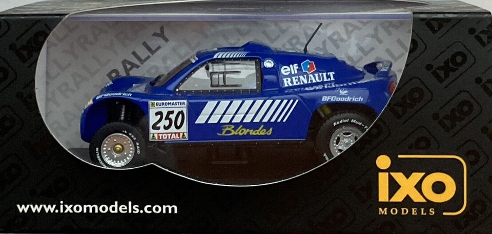 IXO 1/43 Megane Schlesser N°250 – Dakar 2000 Version Sable (Très Bon état + Boîte)