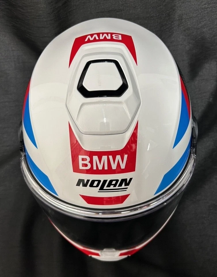 Casco completo y abierto Nolan N120-1 BMW PEGATINAS abatible trasero para moto de turismo Foto 3 de 4