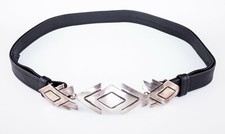 James Reid Limited Sterling Silver Three-Piece Belt w/ Original Canvas Pouch