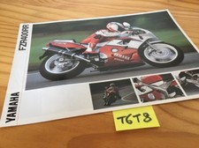 Yamaha FZR400RR FZR400 RR FZR 400 prospectus moto brochure prospekt publicité