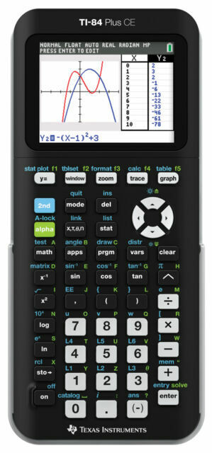 Texas TI-84 Plus Color Graphing Calculator - Black for sale online | eBay