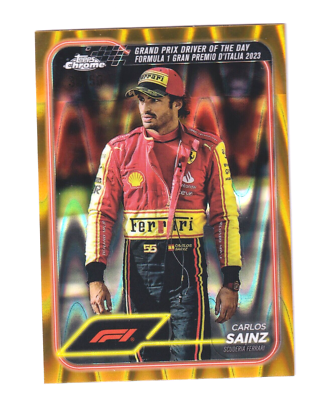 2024 Topps Chrome Formula One F1 GOLD RAYWAVE REFRACTOR #172