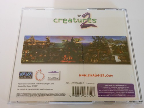 Creature Labs - Creatures 2 - CD-ROM - 1998 - Bild 2 von 3