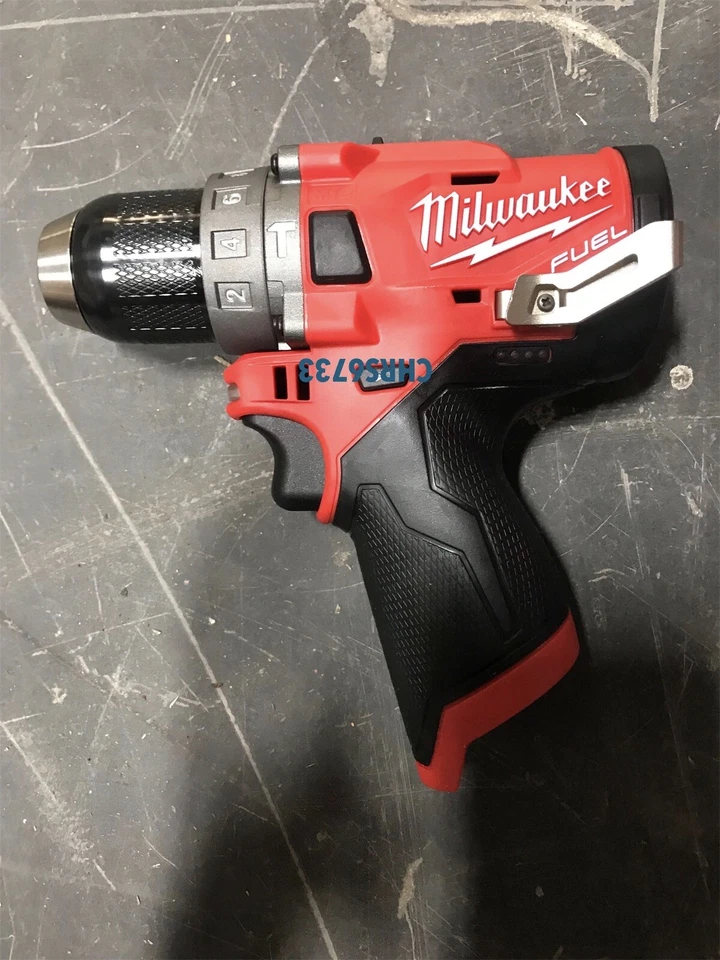 Nuevo Milwaukee 3404-20 M12 12v COMBUSTIBLE 1/2" Taladro percutor sin escobillas 4.0 Batería A Foto 2 de 4