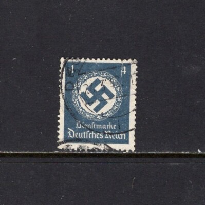 卍K卍 Germany 1934 4pf OFFICIAL STAMP SWASTIKA SC O81 VFU | eBay