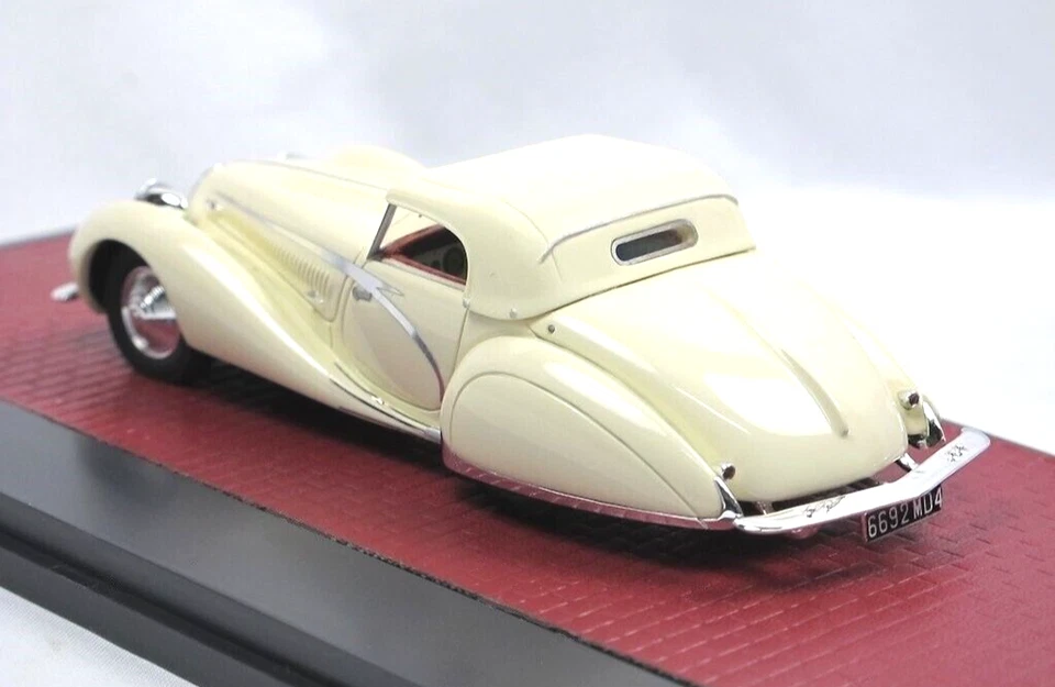 1/43 MATRIX 1936 TALBOT LAGO T150C CABRIOLET FIGONI & FALASCHI N/ILARIO/CHROMES - Image 2 of 3