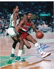 FAT LEVER  PORTLAND TRAIL BLAZERS    ACTION SIGNED 8x10