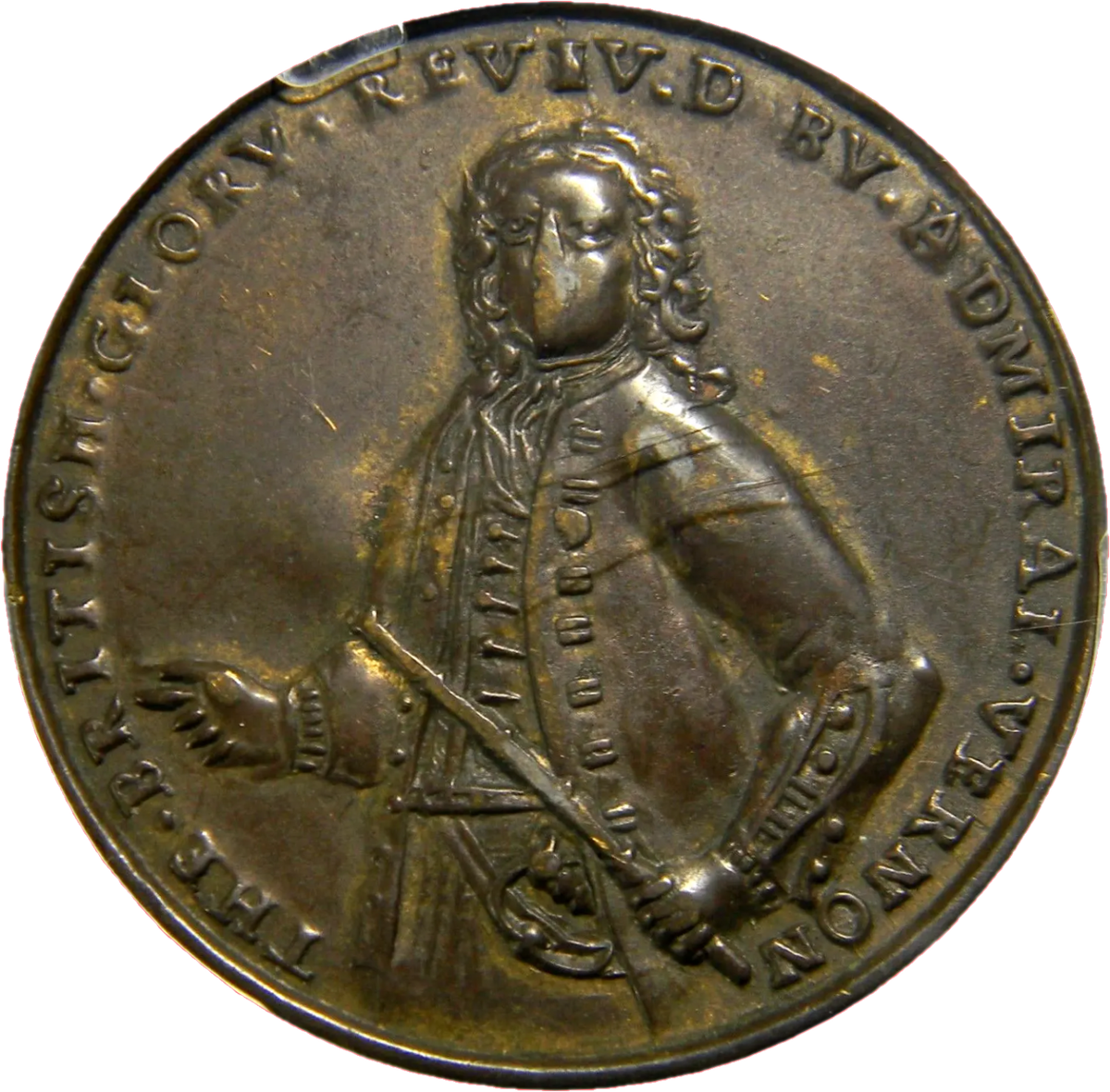 TOP POP‼️1739 Admiral Vernon Medal AU53 1739 Admiral Vernon Medal PCGS AU 50 R-5 (02-17) | eBay