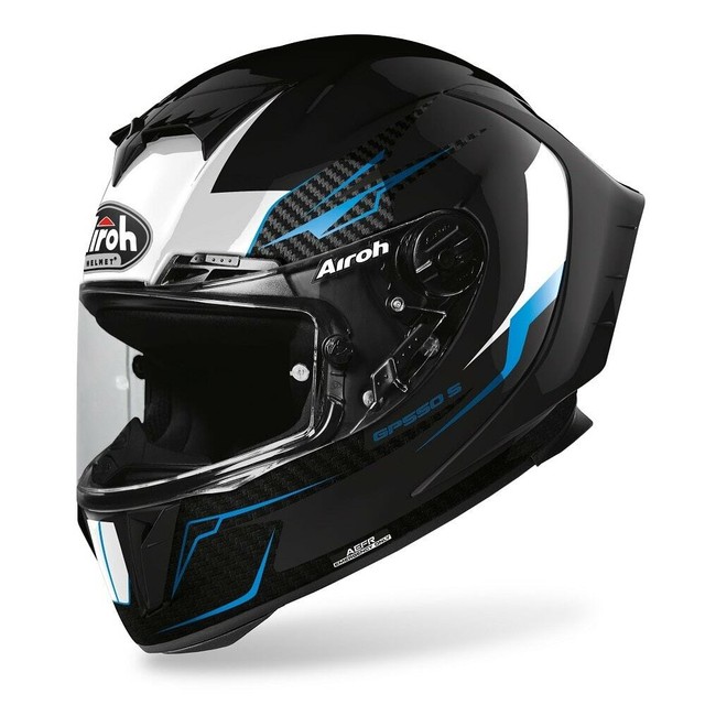 AIROH GP55V17 CASCO MOTO INTEGRALE NERO LUCIDO GP550-S VENOM L | Acquisti  Online su eBay