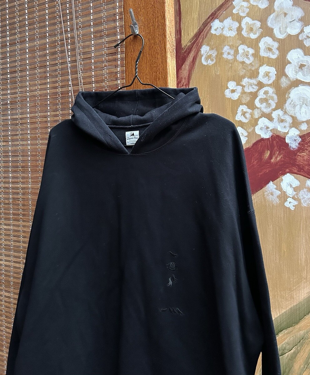Sasquatchfabrix 19AW Big Hoodie in Black (19AW-CSP-004) Size L