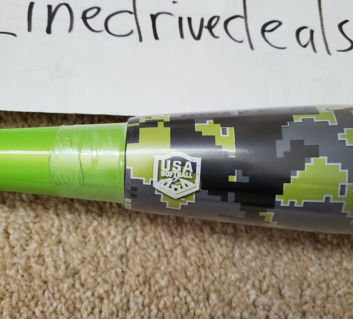 NEW 2021 Monsta LIME GREEN Fallout M2 3500 STIFF Handle 26oz. ASA
