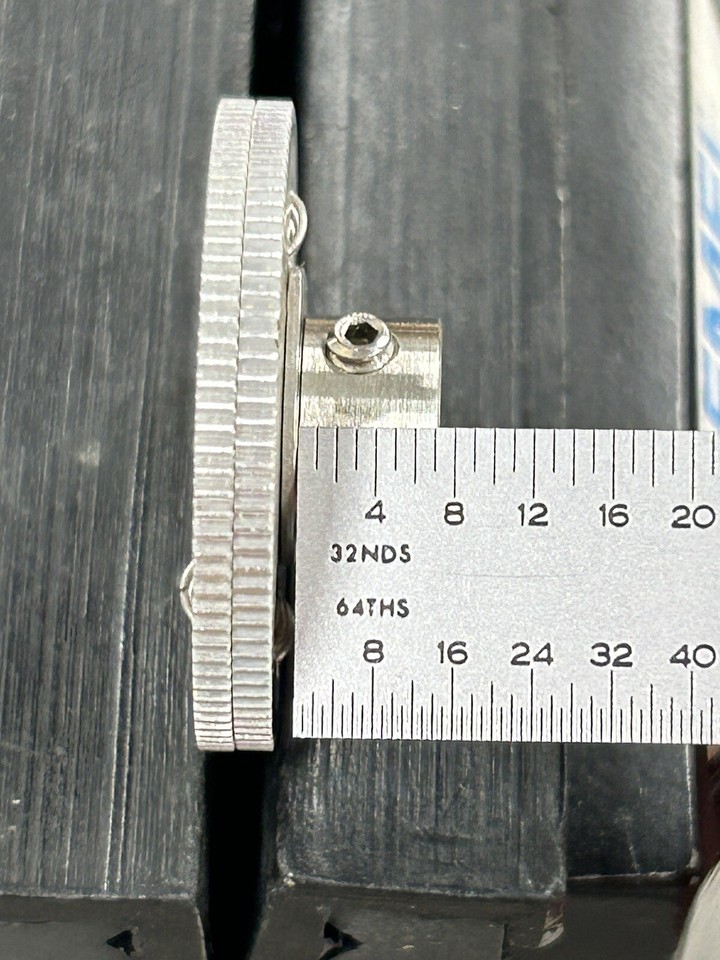 DYNAMIC GEAR ALUMINUM ANTI BACKLASH SPUR GEAR 96 PITCH 100 TEETH 3/16