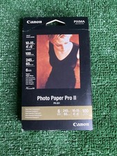 (NZ) Canon Pixma Photo Paper Pro II InkJet Super High Gloss PR-201 100 Sheet 4X6