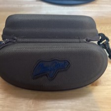 Maui Jim Sunglasses Semi Hard Case-Brown-Zippered-Clip-Case Only-EUC
