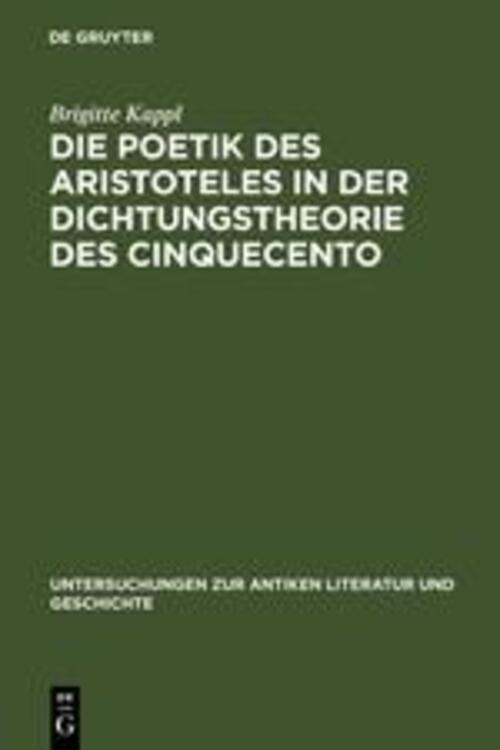 Thumbnail - Brigitte Kappl | Die Poetik Des Aristoteles In Der Dichtungstheorie