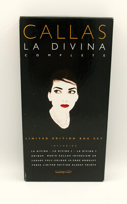 Maria Callas: La Divina [Limited Edition Box Set] 1995, 4 CD Discs, EMI Classics
