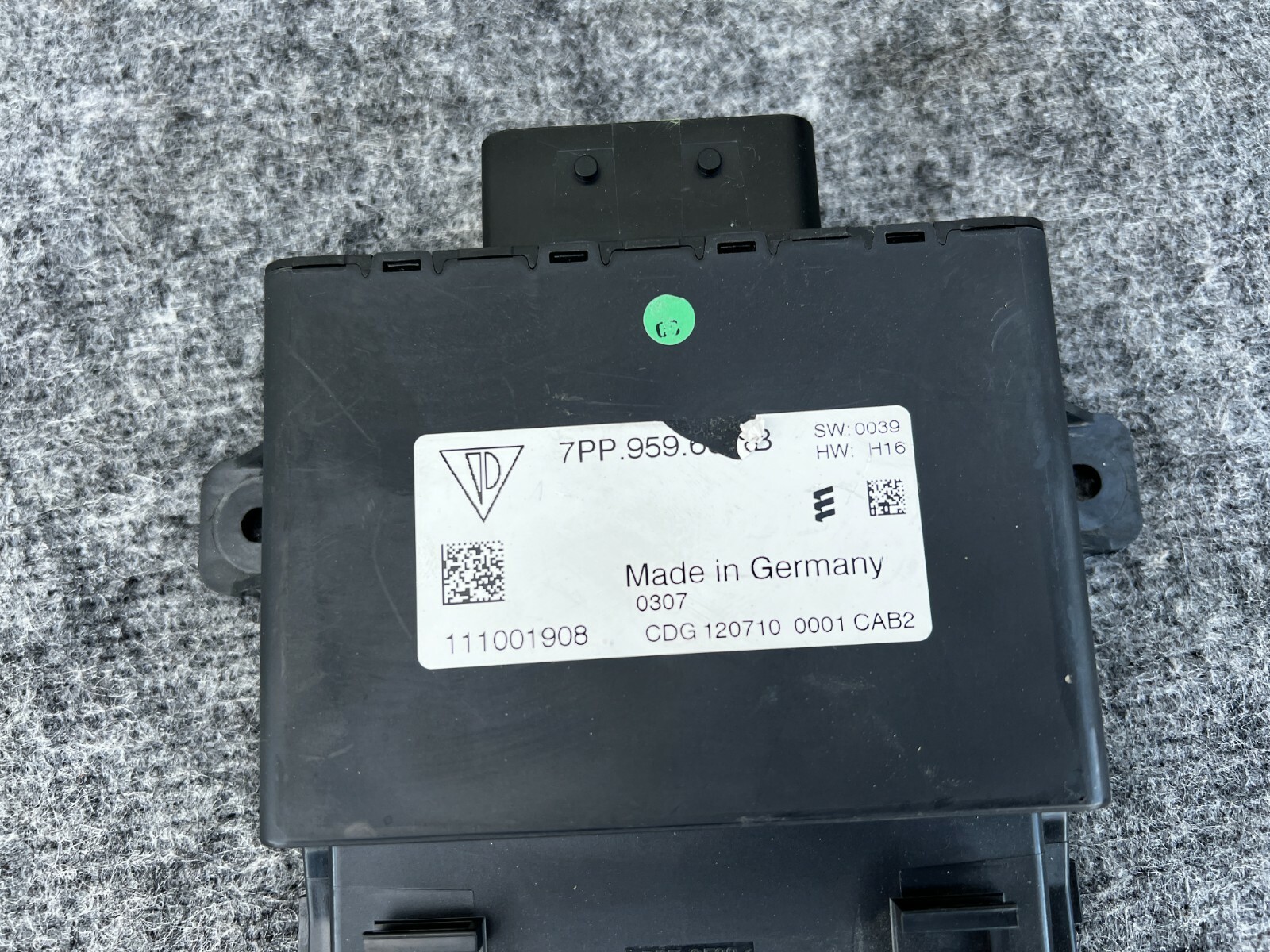 VOLTAGES CONVERTER CONTROL MODULE 7pp959663 PORSCHE PANAMERA TURBO  