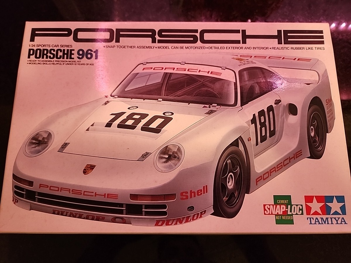 Tamiya 1/24 scale model kit Porsche 961 Le Mans 24 Hours 1986