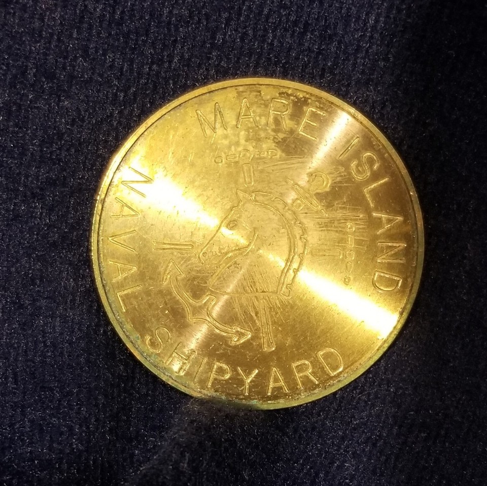 Vintage Mare Island Naval Shipyard Nuclear Submarine Coin eBay