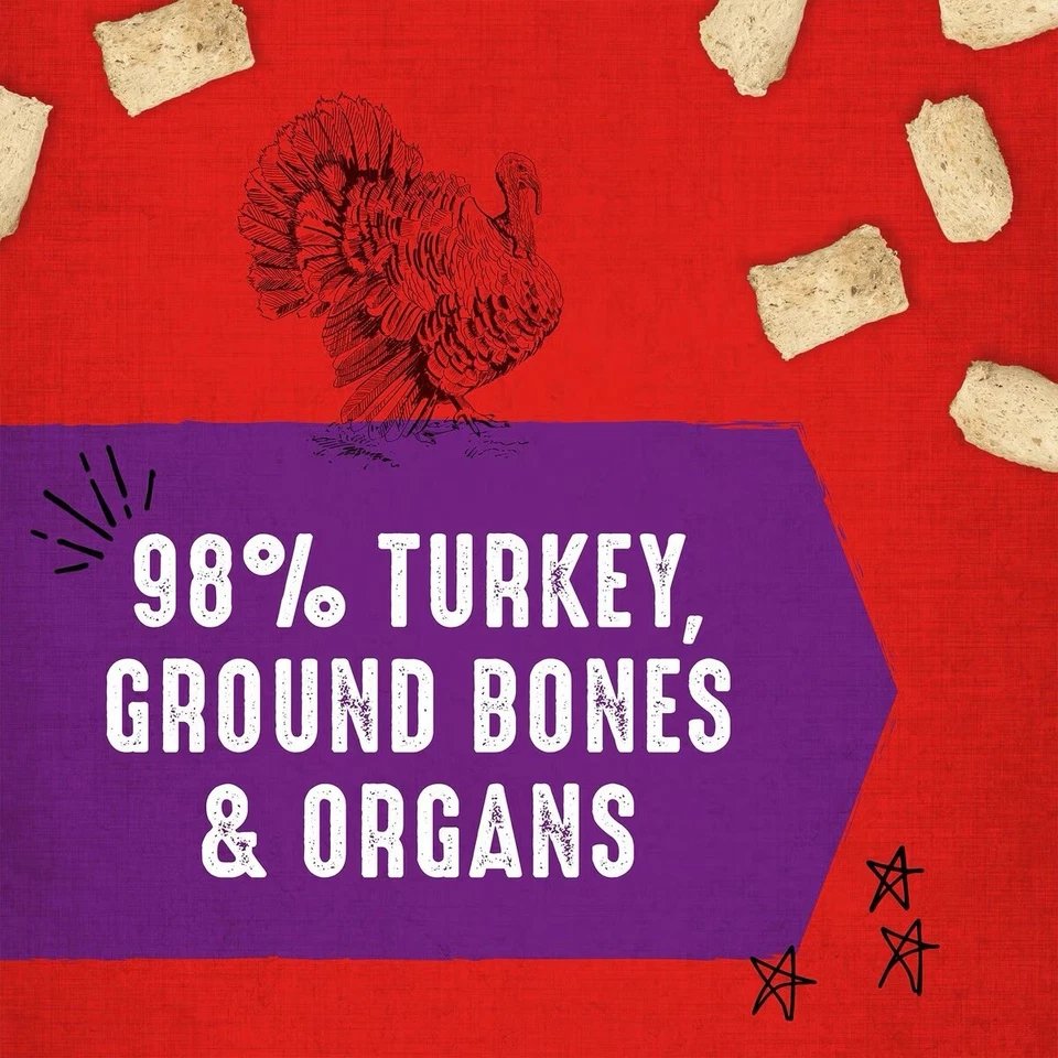 Jaula crujiente de carnívoro crudo liofilizado Stella & Chewy's sin pavo golosinas para perros Foto 3 de 4