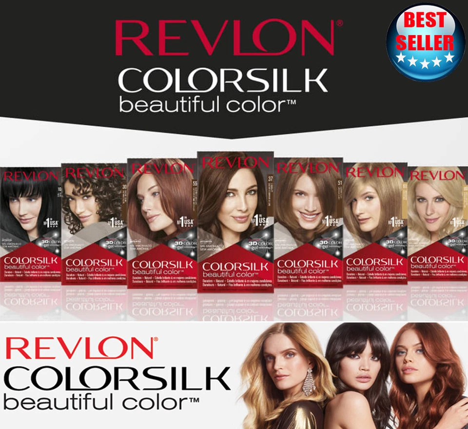 Revlon Colorsilk Beautiful Color Hair Dye 3D Color Technology & Keratin - Image 2 of 2