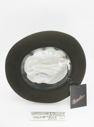 Cappello Unisex- Feltro rasato 100%- Testa moro - Cod.490002-381 - Borsalino - Picture 8 of 8