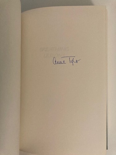 Breathing Lessons by Anne Tyler (1988, HC) SIGNED Franklin Library 1st Sealed - Picture 8 of 8
