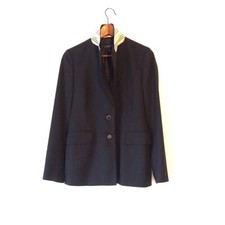 Burberry London Wolljacke Jacke Blazer Jacket Gr. 38 UK10 schwarz black wie NEU