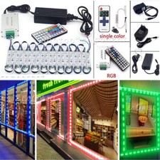 20-400pcs 5050 SMD Waterproof LED Module Light Store Front Window Sign Lamp KIT