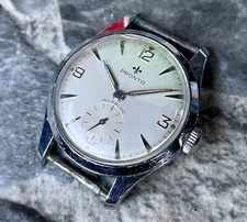 ✩ Vintage PRONTO Swiss Made 50s old wrist watch 15 Jewels
