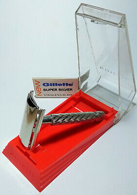 1 Vintage 60s 70s Safety Razor Gillette Tech Unused Nos Mint In Box Ebay