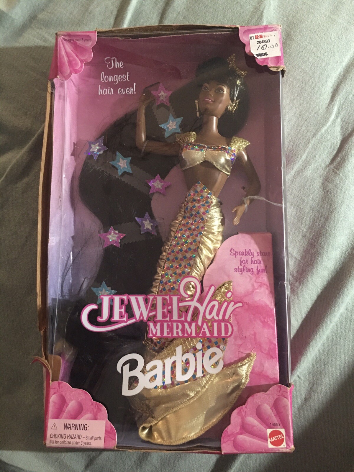jewel hair mermaid barbie african american
