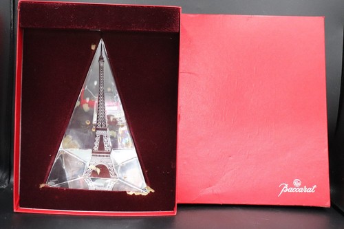 BACCARAT FRANKREICH KRISTALL EIFFELTURM SKULPTUR HOCH 7 5/8" - Bild 2 von 13