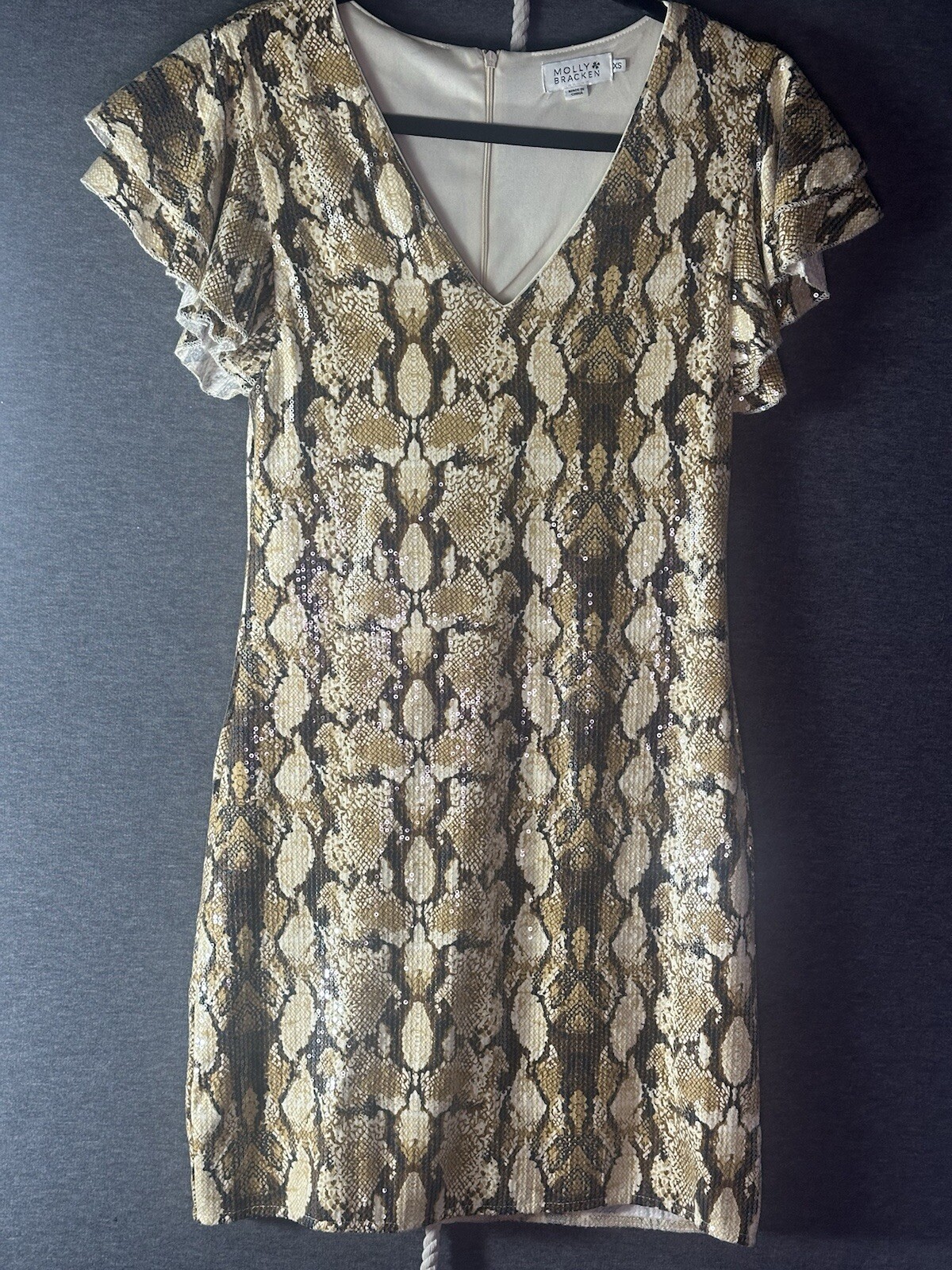 Whimsy Goth- Molly Bracken Snake Pattern Sequin D… - image 12